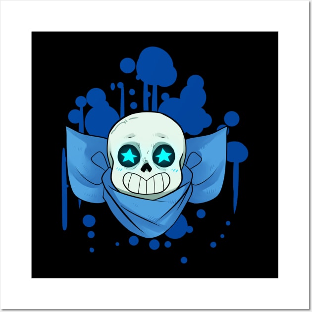 UnderSwap Sans Wall Art by WiliamGlowing